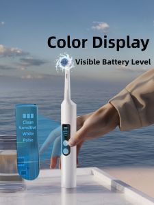 JIUSHANMEI | Rechargeable Sonic Electric Toothbrush with Color Screen