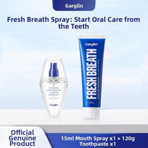 Garglin | High Appearance Portable Travel Toothpaste & Mouth Spray