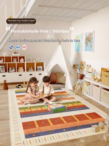 YUNHAOBUYI | Easy Clean Non-slip Silent Living Room Childrens Reading Area Mat