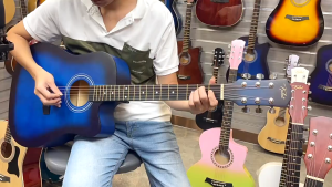 กีตาร์โปร่งขนาด 41 นิ้ว สำหรับมือใหม่ [เลือกสีได้ฟรี] แข็งแรงทนทาน พกพาง่าย คุณภาพดี พร้อมอุปกรณ์เสริมกีตาร์ฟรี ส่งเร็วจัดเต็ม!