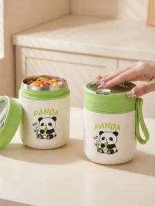 XIAOCHUSHU | Lid Spoon Oatmeal Mug
