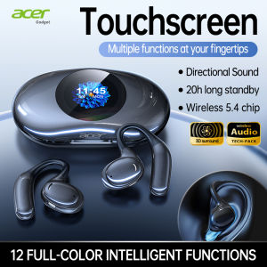 [Official Acer Genuine Product] Ohr539 Wireless Bluetooth Headphones Open Design Active Noise Cancellation Comfortable Wear for Sports Running Fitness Compatible with Mobile Phones and Tablets