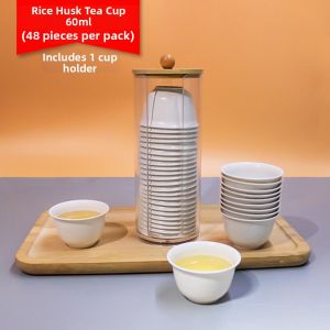 Rice Husk Hard Material Tea Cup