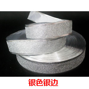 Christmas Tree Decoration Modeling Ribbon Festival Gift Box Glitter Ribbon Handmade Gift Box Bows Satin