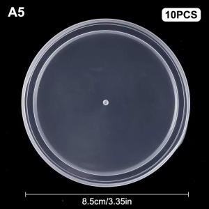 10Pcs For Canned Goods Or Pet Dog Cat Food Universal Various Sizes PE Tight Seal Lids Reusable Leak Proof Replacement Lids
