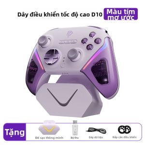 EasySMX | Tay Cầm Chơi Game EasySMX METEOR D10 Dock Đa Nền Tảng Có Dock Sạc RGB