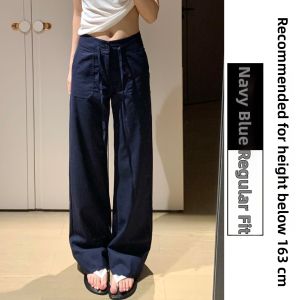 YISOF | High Waist Slimming Loose Lightweight Wide Leg Trousers