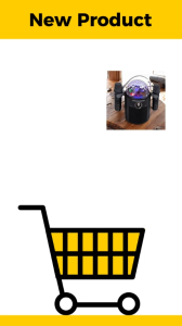 Sovox Speaker Karaoke Bluetooth LED Dengan 2Microphone Black Alat Mendengarkan Musik Radio FM