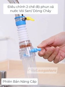 Vòi Chống Bắn Nước xoay 360 độ vòi nối bồn rửa tăng áp đa năng rửa chén bát thông minh đa năng