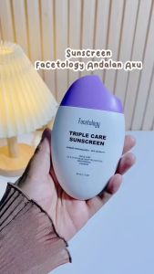 BPOM Facetology Triplecare Sunscreen SPF 40 PA +++ Light Protection Brightening Calming 40ML XX183