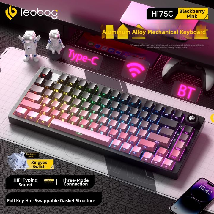 LEOBOG | Triple-Mode Wireless Gaming & Office Mechanical Keyboard Kit ...