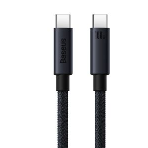 BASEUS | Baseus 100W USB C To Type C Cable For iPhone 15 Plus Pro Max PD Fast Charging Charger Cable Data Cord For Macbook Xiaomi Samsung