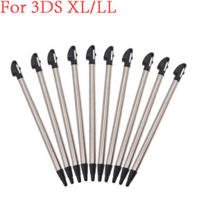 10PCS Metal Telescopic Stylus Plastic Stylus Touch Screen Pen for 2DS 3DS New 2DS LL XL New 3DS XL LL For NDSL NDSi