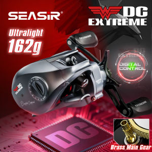 Seasir Extreme Dc Reel Bfs Ultralight 162g Baitcasting Fishing Reel Digital Control Brass Gears 7.0:1 Max Drag 6kg Saltwater