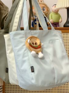 Túi Tote Vải Canvas Dung Tích Lớn Phong Cách Nhật Bản Cho Nữ Túi Đeo Vai Thường Ngày Dành Cho Sinh Viên Và Đi Làm Túi Đeo Vai Đơn