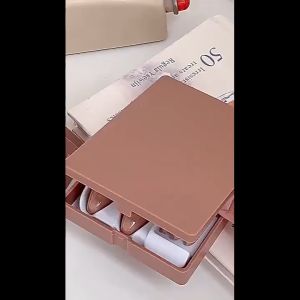 YP 5pcs Portable Makeup Brushes with Mirror for Eye Shadow Foundation Blush