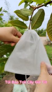 18*20cm 100 CÁI TÚI VẢI BAO BỌC ỔI VÚ SỮA HỒNG XIÊM MẬN TÚI BỌC TRÁI CÂY