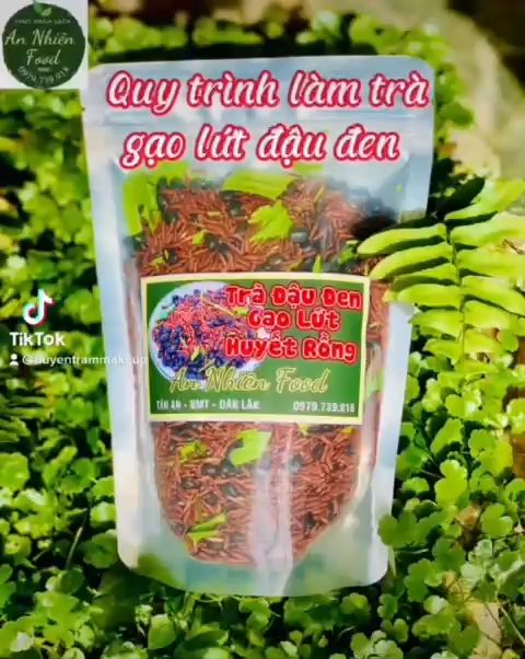 Trà Gạo Lứt Đậu Đen Xanh Lòng (Rang Tay) Tỉ lệ 40% Đậu 60% Gạo 500gr&1000gr Giảm Cân, Trà Gạo Lứt Thanh nhiệt,  Lợi Sữa
