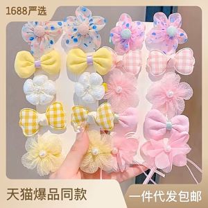 Baby Hair Clip Hair Ring Children Hair Pin Korea Style Princess Cute Sweet Baby Clip Hair Accessories Hair Pin 5pairs/set