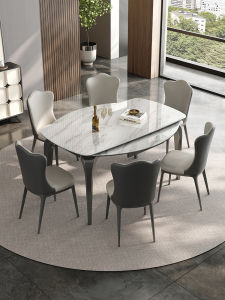 FPS FANPOSEN | Natural Stone Extendable Foldable Dining Table