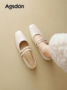 Agsdon | French Soft Ballet Mary Jane Shoes