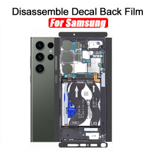 Bọc hoàn toàn miếng dán miếng dán mặt sau tháo rời cạnh cho Samsung Galaxy S24 Ultra S24 Plus S23 Ultra S23 Plus bảo vệ màn hình phía sau da mềm mại tháo rời