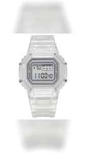 Electronic Watches for Women Men Rose Gold Silicone Strap Transparent Dress LED Digital Wristwatch Sport Clock