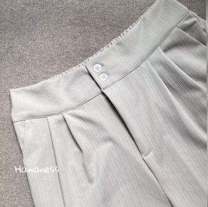 Jennie knit pants / celana kulot highwaist knit kancing 2 celana knit wanita