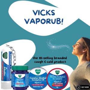 Vicks® Inhaler: A Portable Solution for Cold & Cough Control