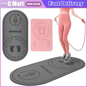 Silent Jump Rope Yoga Mat High Density Aerobics Skipping Buffer Pad Non-slip Sports Fitness Cushion Floor Yoga Mat