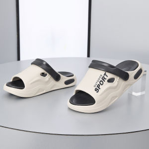 MingYao Mens Slippers 2025 New High-End Outdoor Sports Anti-Slip Deodorant Thick Bottom Fashion Summer Beach Sandals