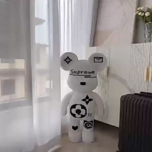 【40~115cm】Lovely Bear Bear Block Violent Bear Building Blocks Lighting 3D Bear Model Toy