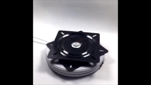 Square Steel Rotating Swivel 360° Turntable Seat Swivel Base Home Bar Furniture Hardware Bearing Turntable Swivel Seat Shaft Swivel Plates for Sofa Dining Barstools Table and Chair Rotary 6 Inch