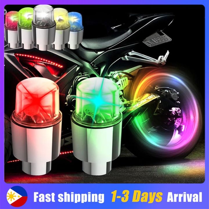 1Pcs LED Bike Motorcycle Wheel Tire Lamp/ Car Wheel Spoke Light Valve ...