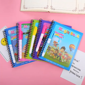 【SG Stock】Kids Coloring Book Doodle Magic Pen Painting Drawing Notebook Toy Magic Water Drawing Book