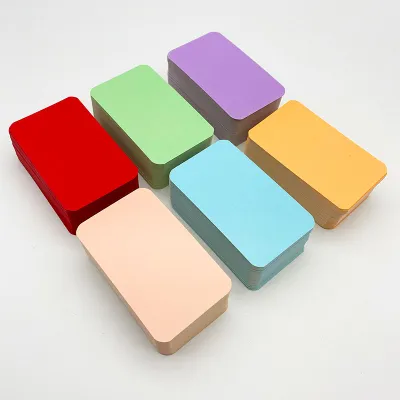 Colored Learning & DIY Drawing Note Cards Paper