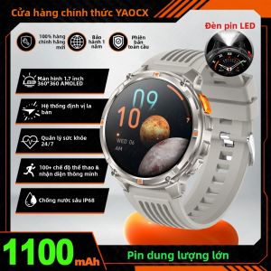 Đồng Hồ Thông Minh T-Rex3 Ultra AMOLED Màn Hình HD 1.70 Inch Pin 1100mAh Gọi Bluetooth Chống Nước IP68 La Bàn Dành Cho Nam Giới Theo Dõi Sức Khỏe Màn Hình Giấc Ngủ Theo Dõi Nhịp Tim