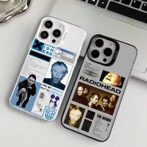 R-Radiohead Rapper Cool Phone Case For IPhone 17 16 15 14 13 12 11 Pro Max Air Matte Laser Aurora Shockproof Phone Case