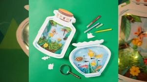 Art & Craft Children Paper Craft Set DIY Handmade Paper Craft Set Educational Toy Art Painting Set Party Birthday Occasion