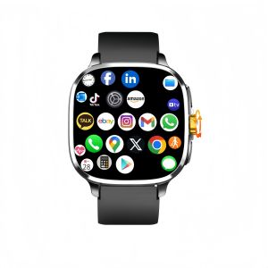 S99 5G Full Netcom Smartwatch Android 13.0 2.4 Inch AMOLED Screen 900W Rotating Camera GPS WiFi NFC Compass Smart Watch for Men