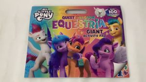 My Little Pony Giant Activity Book Pad Quest Through Equestria with Over 100 Stickers For Kids