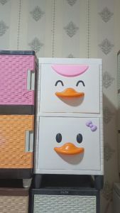 CLUB Lemari Plastik ALFA DUCK Boneka Bebek CAD Susun 2 3 4 5 Tingkat Pintu