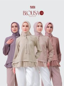 BLOUSE KEKE BLOUSA 04 ATASAN WANITA TERBARU DAILY KASUAL KEKINIAN KONDANGAN KULIAH TERMURAHHH