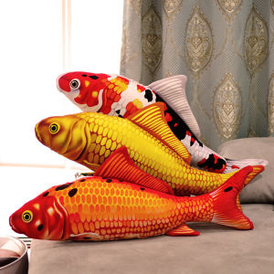 ĐỒ CHƠI CÁ CHÉP 3D NHỒI BÔNG GẤU BÔNG CÁ CHÉP 3D 40CM CHO BÉ 1 TUỔI MỀM MỊN GIÁ SỈ