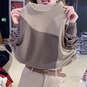 QIAOXIZI | Winter Warm Long Sleeve Turtleneck Plus Size Womens Duvet Underwear