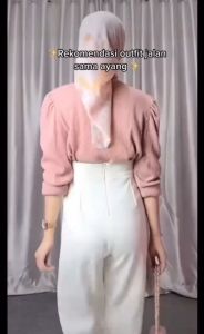 Celana Wanita Kulot Scuba Ziper Import Premium & Leg Highwaist Terbaru 2023