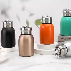 Termos Kopi Stainless Termos Metalik Mini Hot Cold 300ml/Tumbler Mini 300ml Vacuum Insulated HZ 007