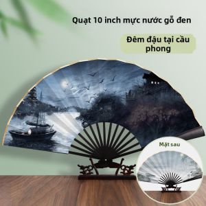 ZIFANGZHAI | Quạt Thư Pháp Quà Tặng Sinh Nhật Phong Cách Văn Hóa 10 inch