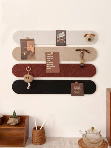 Self-Adhesive Cork Board Message Board Wall Sticker Combination Nursery Background Board Display Board No-Punching Required