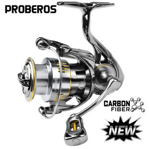 PROBEROS LA Series Spinning Reel - Carbon Fiber Frame Surf & Offshore Fishing 6+1 Stainless Steel BBs 5.2:1 Gear Ratio